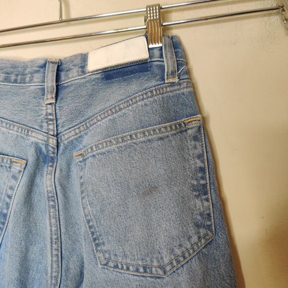 RE/DONE 70's Ultra High Rise Wide Leg Jeans 60's Fade Wash - Picture 12 of 15